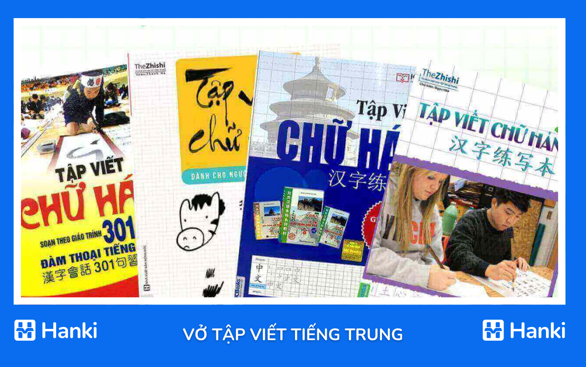 vở tập viết tiếng trung