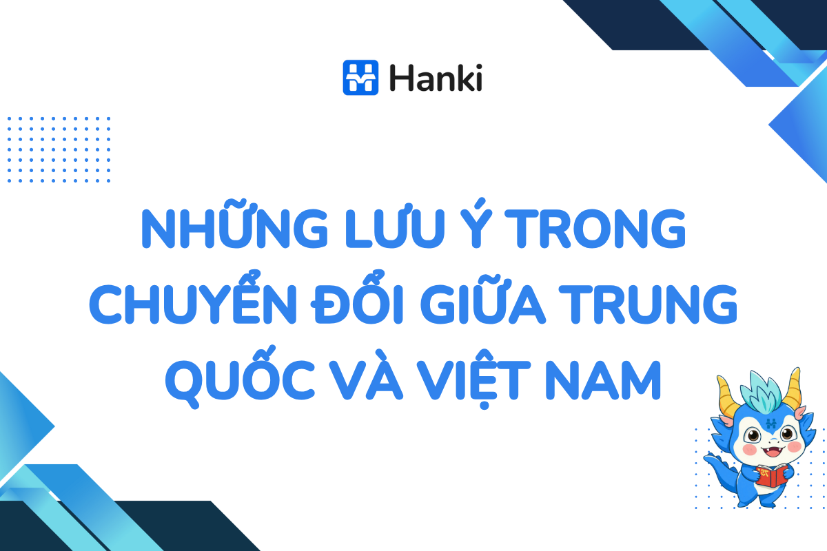 chuyển đổi giữa trung quốc và việt nam