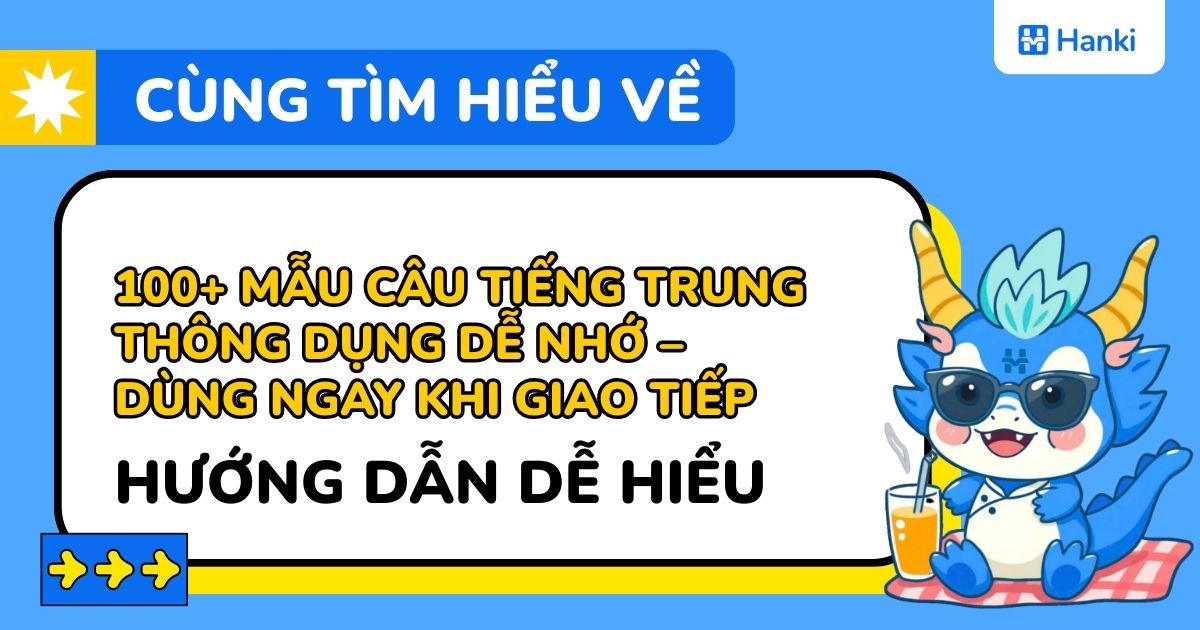 mẫu câu tiếng trung