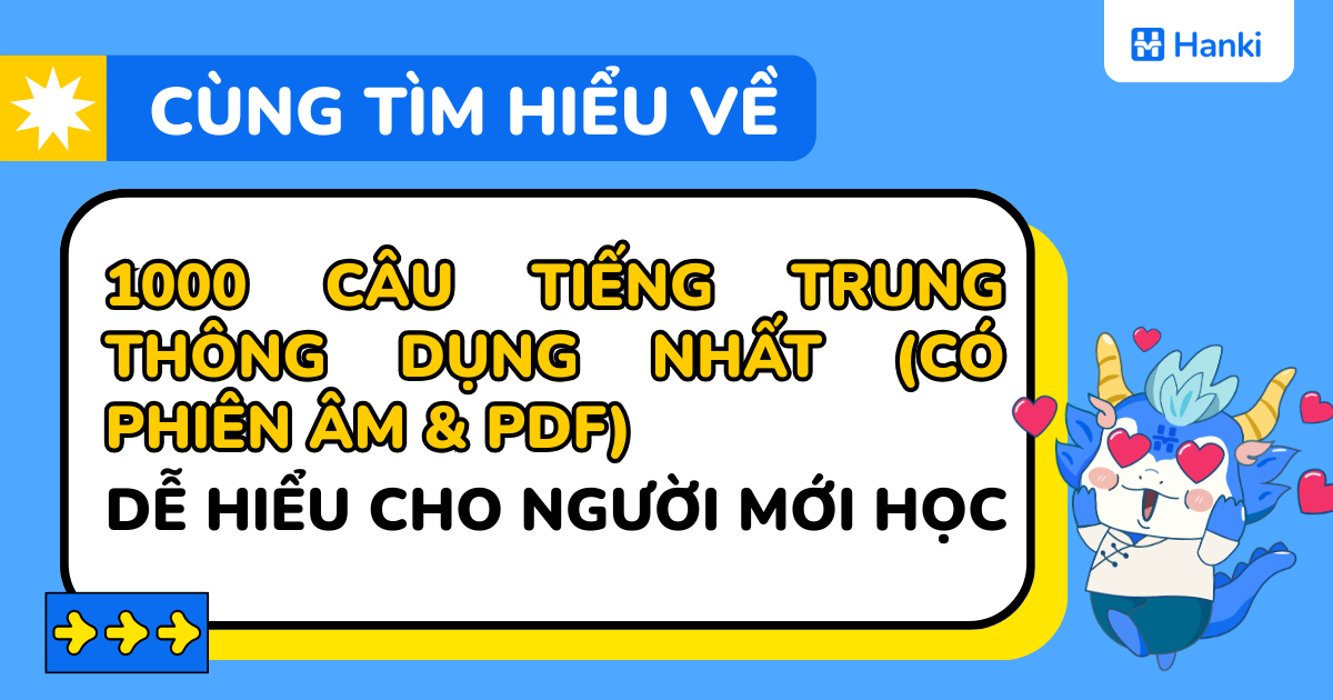 1000 câu tiếng trung thông dụng