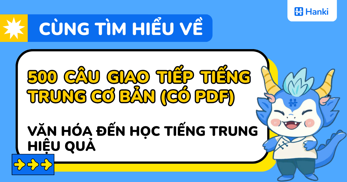 500 câu giao tiếp tiếng trung cơ bản